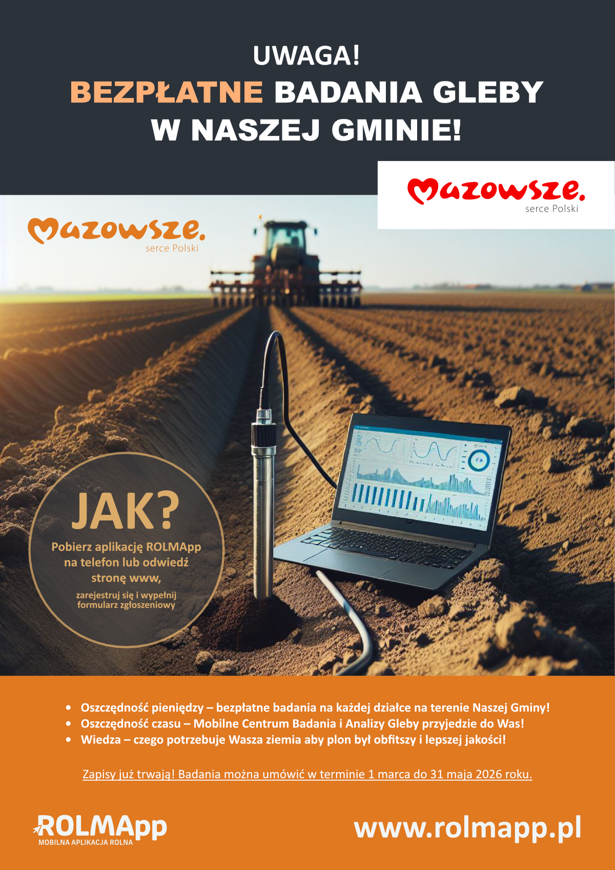 🌱 Bezpłatne Badania Gleby w naszej gminie! 🌱